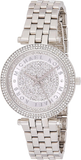 Michael Kors Darci Silver Dial Silver Steel Strap Watch for Women - MK3476