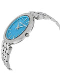 Michael Kors Darci Blue Mother of Pearl Dial Silver Steel Strap Watch for Women - MK3515