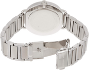 Michael Kors Portia Black Dial Silver Steel Strap Watch for Women - MK3638