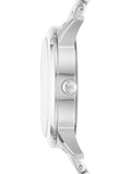 Michael Kors Harman Analog Silver Dial Silver Steel Strap Watch For Women - MK3672