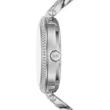 Michael Kors Catelyn Quartz Crystals Silver Dial Silver Steel Strap Watch For Women - MK4675