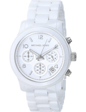 Michael Kors Runway White Dial White Steel Strap Watch for Women - MK5188