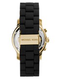 Michael Kors Runway Black Dial Black Steel Strap Watch for Women - MK5191