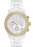 Michael Kors Runway White Dial White Steel Strap Watch for Women - MK5237