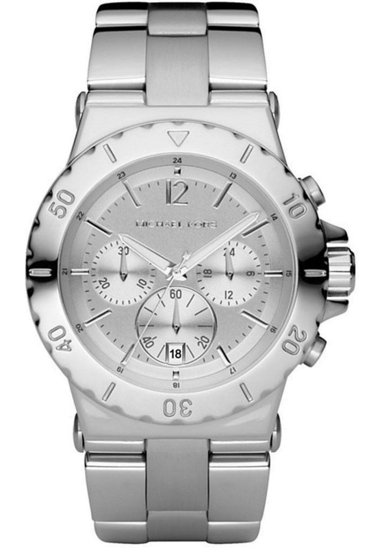 Michael Kors Dylan Silver Dial Silver Steel Strap Watch for Women - MK5312