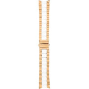 Michael Kors Bradshaw Chronograph White Dial Two Tone Steel Strap Watch For Women - MK5743