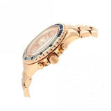 Michael Kors Everest Chronograph Rose Gold Dial Rose Gold Steel Strap Watch For Women - MK5755