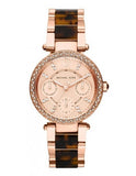 Michael Kors Parker Gold Dial Two Tone Steel Strap Watch for Women - MK5841