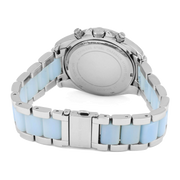 Michael Kors Blair Silver Dial Two Tone Steel Strap Watch for Women - MK6137