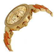 Michael Kors Parker Gold Dial Two Tone Steel Strap Watch for Women - MK6139