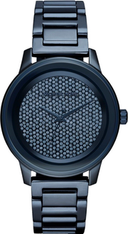 Michael Kors Kinley Blue Dial Blue Steel Strap Watch for Women - MK6246