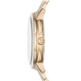 Michael Kors Madelyn Quartz Gold Dial Gold Steel Strap Watch For Women - MK6287