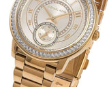 Michael Kors Madelyn Quartz Gold Dial Gold Steel Strap Watch For Women - MK6287