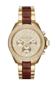 Michael Kors Wren Gold Dial Two Tone Steel Strap Watch for Women - MK6294