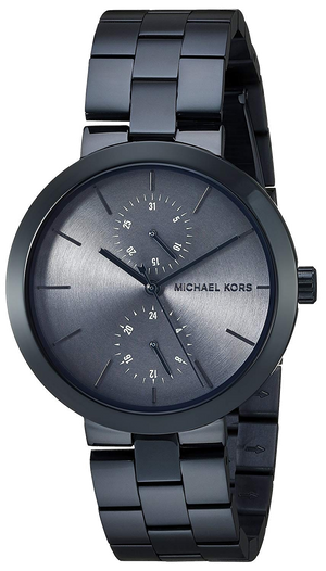 Michael Kors Garner Chronograph Quartz Blue Dial Blue Steel Strap Watch For Women - MK6410