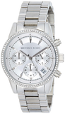 Michael Kors Ritz Silver Dial Silver Steel Strap Watch for Women - MK6428