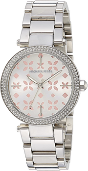 Michael Kors Parker Silver Dial Silver Stainless Steel Strap Watch for Women - MK6483