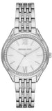 Michael Kors Mindy White Dial Silver Steel Strap Watch For Women - MK7075