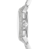 Michael Kors Kerry Mother of Pearl Dial Silver Stainless Steel Strap Watch for Women - MK3395