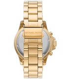 Michael Kors Everest Chronograph Gold Dial Gold Steel Strap Watch For Women - MK7210