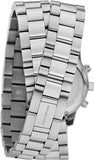 Michael Kors Runway Chronograph Analog Silver Dial Silver Steel Strap Watch for Women - MK7454