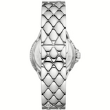 Michael Kors Camille Pave Crystals Silver Dial Silver Steel Strap Watch for Women - MK4804