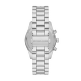 Michael Kors Lexington Chronograph White Dial Silver Steel Strap Watch For Women - MK7243