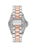 Michael Kors Everest Three Hand Rose Gold Dial Two Tone Steel Strap Watch For Women - MK7402