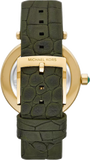 Michael Kors Parker Green Dial Green Leather Strap Watch For Women - MK4724