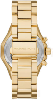 Michael Kors Raquel Analog Gold Dial Gold Steel Strap Watch For Women - MK4690