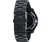 Michael Kors Slim Runway Black Dial Black Stainless Steel Strap Watch for Women - MK3221