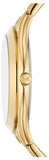 Michael Kors Runway Gold Dial Gold Steel Strap Watch For Women - MK4732