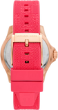 Michael Kors Everest Analog Rose Gold Dial Pink Silicone Strap Watch For Women - M7359