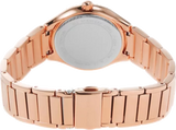 Michael Kors Sylvia Mother Of Pearl Dial Rose Gold Steel Strap Watch for Women - MK4656