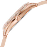 Michael Kors Sylvia Mother Of Pearl Dial Rose Gold Steel Strap Watch for Women - MK4656