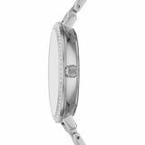 Michael Kors Charley Quartz Silver Dial Silver Steel Strap Watch for Women - MK4398