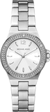 Michael Kors Lennox Three Hand Silver Dial Silver Steel Strap Watch For Women - MK7280