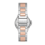 Michael Kors Camille Multifunction White Dial Two Tone Steel Strap Watch for Women - MK1054