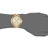 Michael Kors Garner Quartz Gold Dial Gold Steel Strap Watch For Women - MK6408