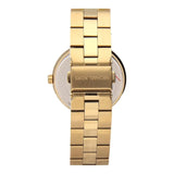 Michael Kors Garner Quartz Gold Dial Gold Steel Strap Watch For Women - MK6408