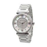 Michael Kors Caitlin Crystal Dial Silver Steel Strap Watch for Women - MK3331