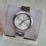 Michael Kors Garner Analog Silver Dial Silver Steel Strap Watch For Women - MK6407