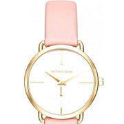 Michael Kors Portia Quartz White Dial Pink Leather Strap Watch For Women - MK2659