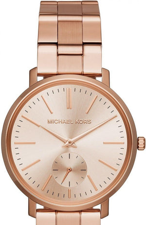 Michael Kors Jaryn Quartz Rose Gold Dial Rose Gold Steel Strap Watch For Women - MK3501