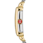 Michele Deco Mother of Pearl Dial Two Tone Steel Strap Watch For Women - MWW06V000023