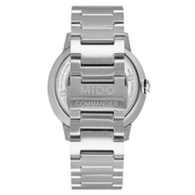Mido Commander II Automatic Black Dial Silver Steel Strap Watch For Men - M021.431.11.051.00