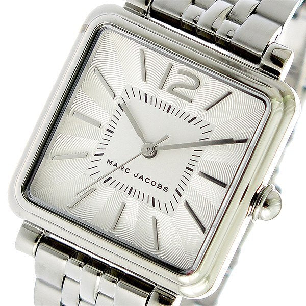【MARC JACOBS】ウォッチ Marc Jacobs Watch Women 30mm White Dial Silver Tone Square MJ3461