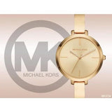 Michael Kors Jaryn Quartz Gold Dial Gold Steel Strap Watch For Women - MK3734