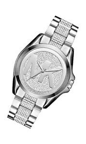 Michael Kors Bradshaw Silver Dial Silver Stainless Steel Strap Watch for Women - MK6486