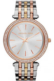 Michael Kors Darci Silver Dial Two Tone Stainless Steel Strap Watch for Women - MK3203